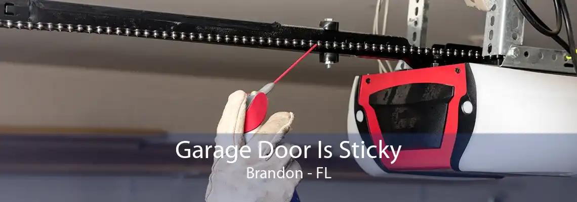 Garage Door Is Sticky Brandon - FL