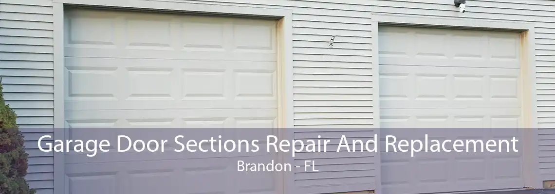 Garage Door Sections Repair And Replacement Brandon - FL